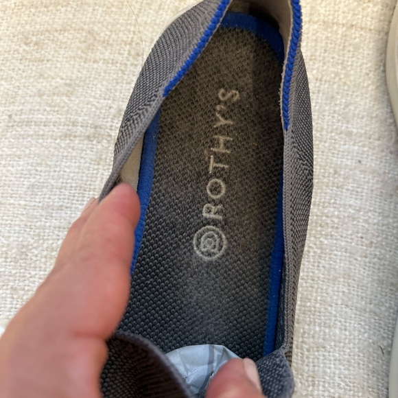 Rothy’s Women’s The Original Slip On Sneakers Gray Round Toe Size 10 - Picture 5 of 8